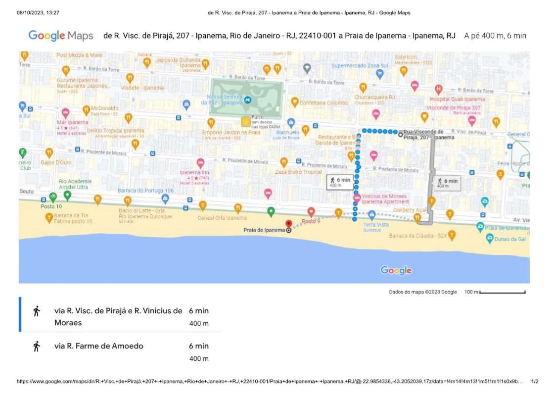 Duas Suites Com Vista Deslumbrante Em Ipanema リオデジャネイロ エクステリア 写真